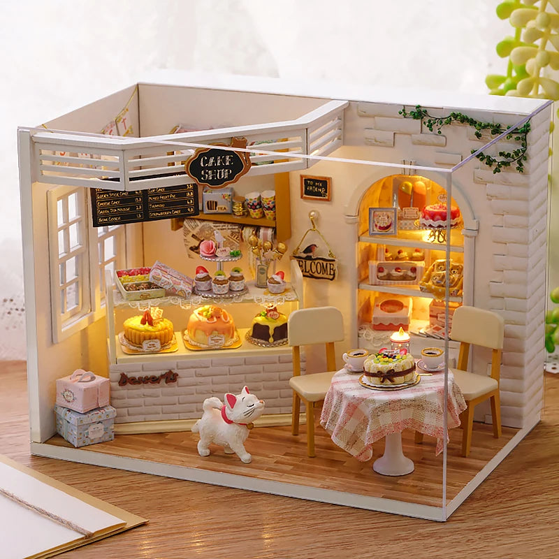 DIY Miniature Dollhouse Kit – Bygg Din Egen Drømmehus